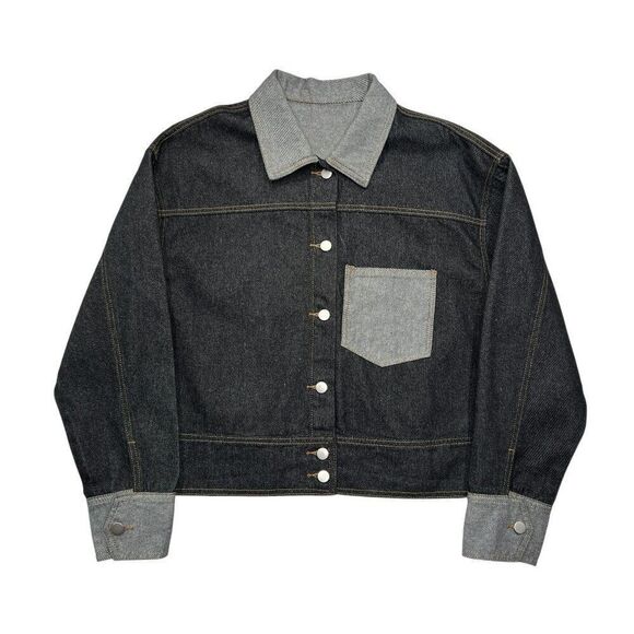 Jackets & Blazers - Women's Size XL Two Tone Jean Jacket